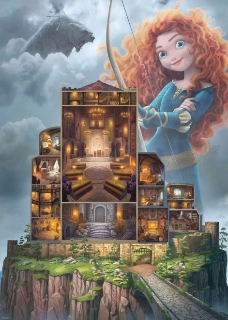 Puzzle Disney Hrad Kolekcia: Merida 1000 Dielikov