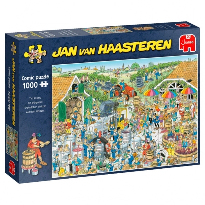 Zábavné puzzle Vinice od Jana van Haasterena 1000 dielikov