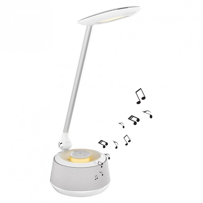 Stolová LED lampa s reproduktorom