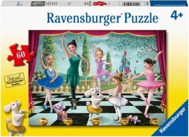 Ravensburger puzzle Baletná skúška 60 dielikov