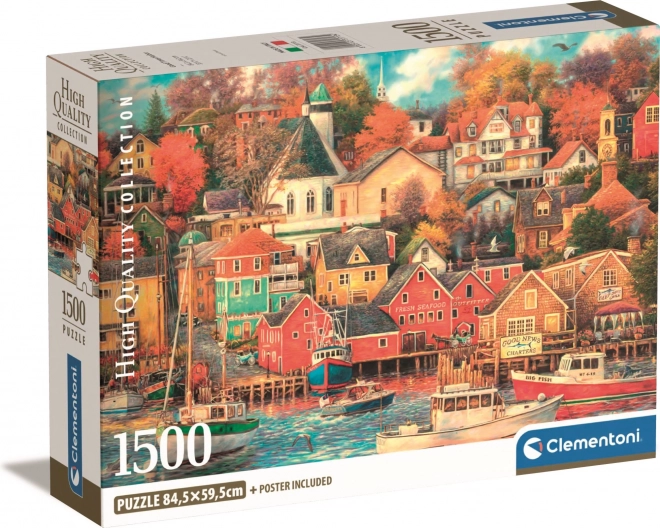 Clementoni Puzzle Prístav dobrých časov 1500 dielikov