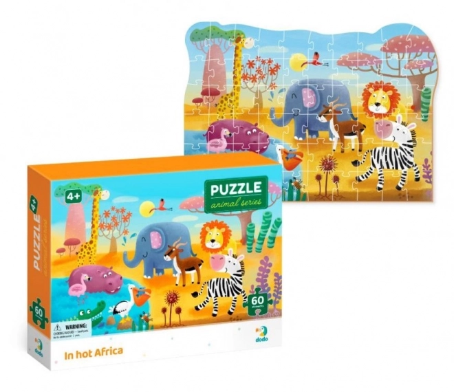 Puzzle Afrika 60 dielikov