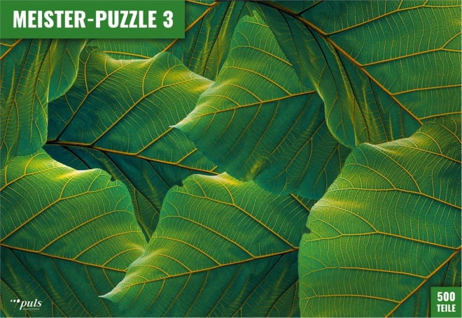 Puzzle PULS ENTERTAINMENT Meister-Puzzle 3: Listy, 500 dielikov