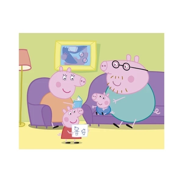 Drevené kocky Peppa Pig: Veselý deň – 20 kociek
