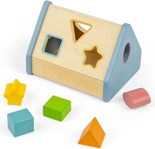 Domček na tvarové vkladanie Bigjigs Toys