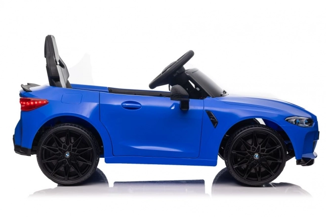 Elektrické auto BMW M4 modré