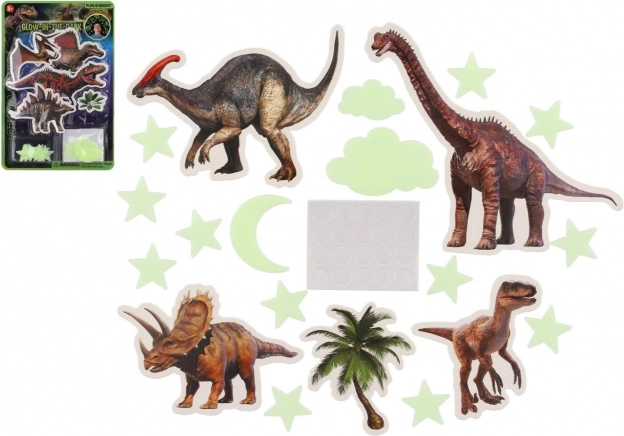 Svietiaci dinosaury na stenu a strop