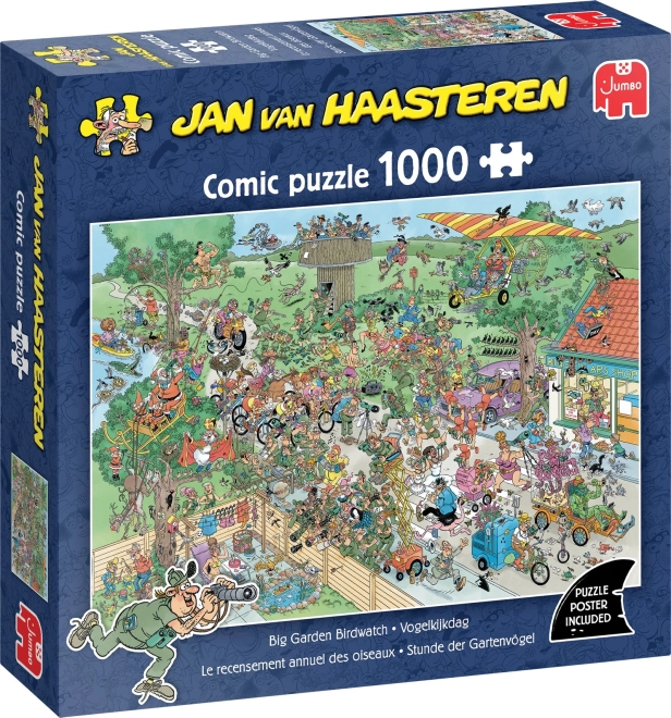 Puzzle JUMBO Jan van Haasteren Pozorovanie vtáctva 1000 dielikov