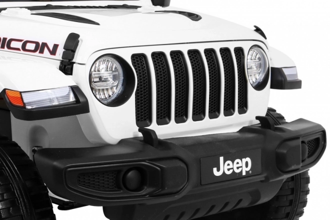 Jeep Wrangler Rubicon na akumulátor pre deti biely
