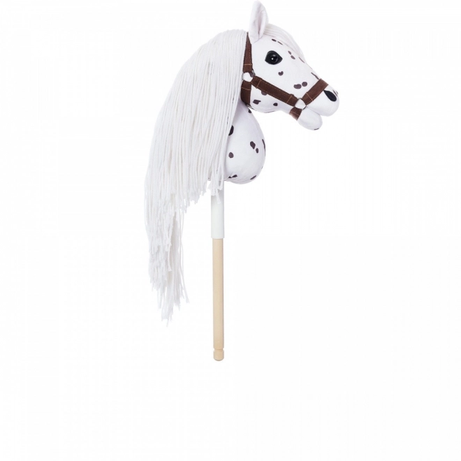 Koník na tyči Hobby Horse z kolekcie HOPPIHORSE Sport Edition v farbe bieleho leoparda