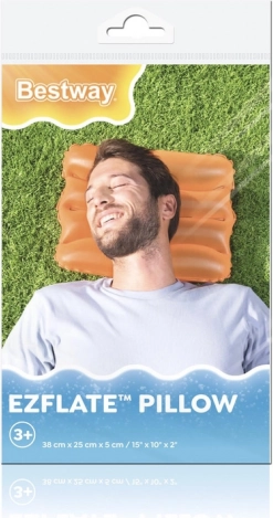 Nafukovací vankúš Bestway oranžový 38 x 25 cm