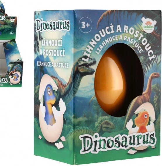 Vajce s rastúcim dinosaurom 6 cm