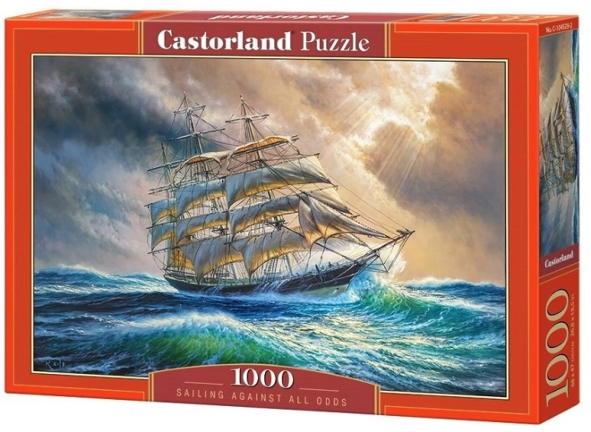 Puzzle Plachetnica na mori 1000 dielikov