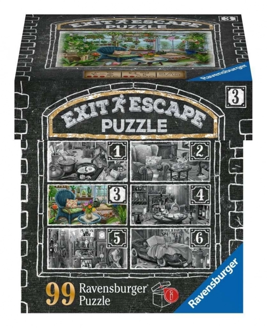 Ravensburger Úniková Puzzle Strašidelný Dom