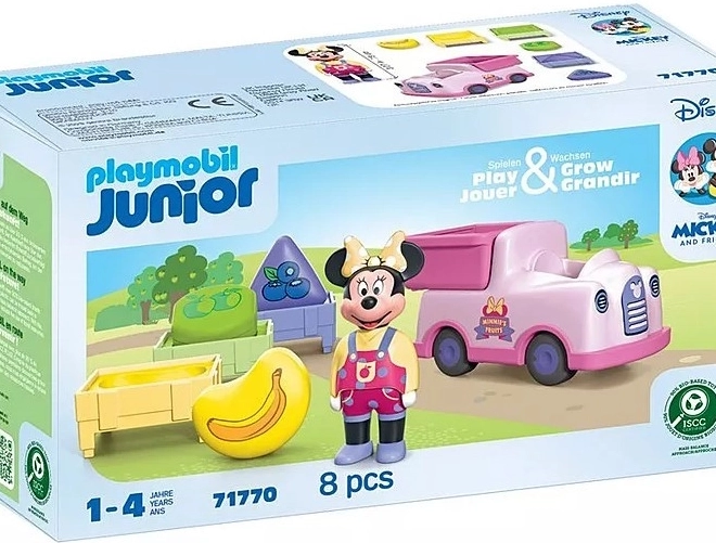 Sada figúrok JUNIOR & Disney Mickey Mouse a ovocný triedič