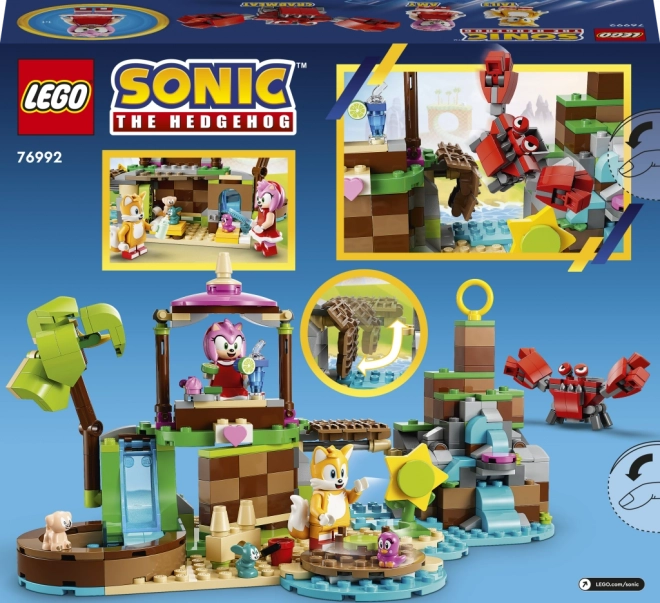 Ostrov na záchranu zvierat Amy z LEGO Sonic the Hedgehog