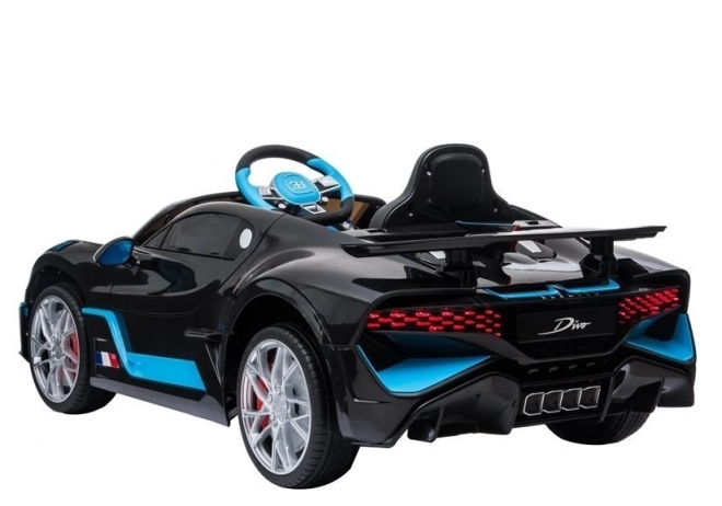 Auto na akumulátor Bugatti Divo čierny lakovaný