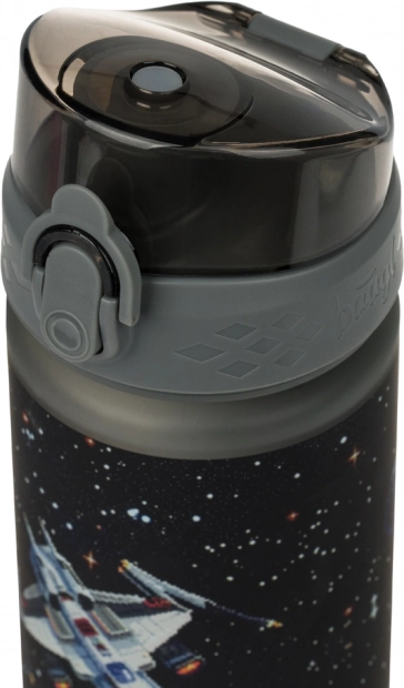 Tritánová fľaša na pitie BAAGL Pixel Space 500 ml