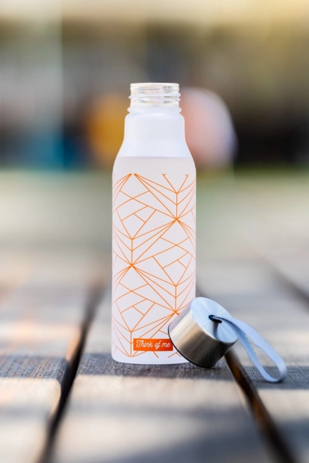 Plastová fľaša Mysli na mňa, 600 ml