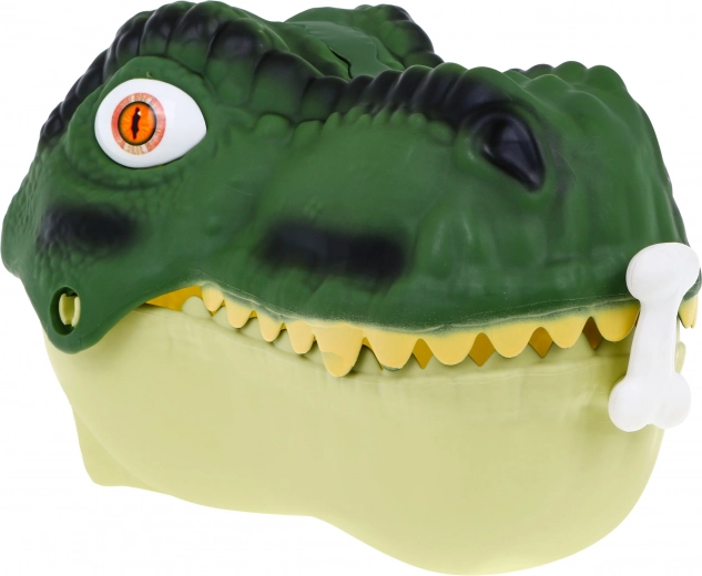 Hlava dinosaura ako prenosný kufrík