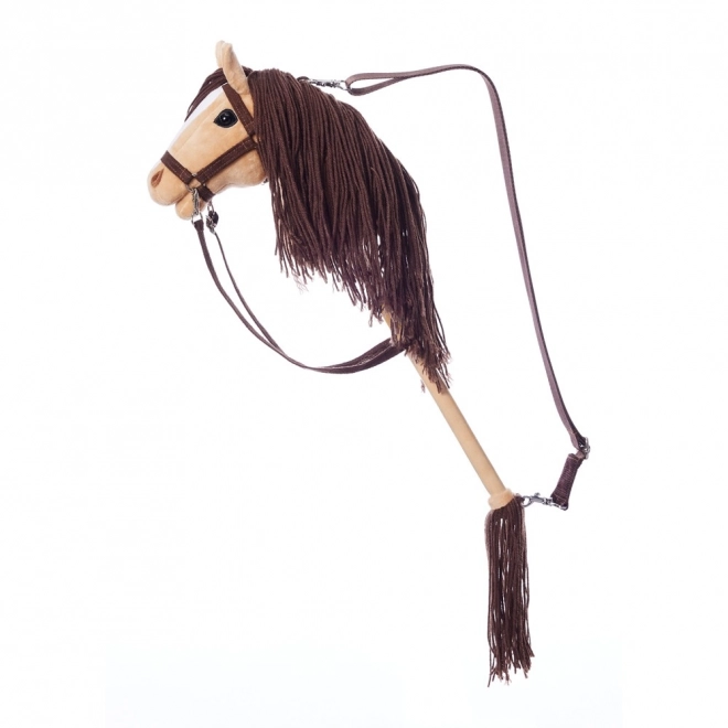 Kôň na tyči Hobby Horse béžový