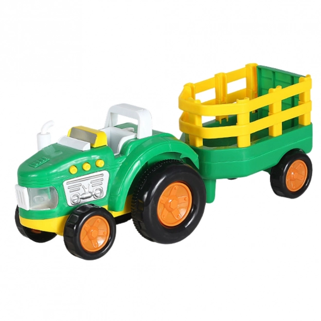Farmársky traktor pre najmenších s prívesom