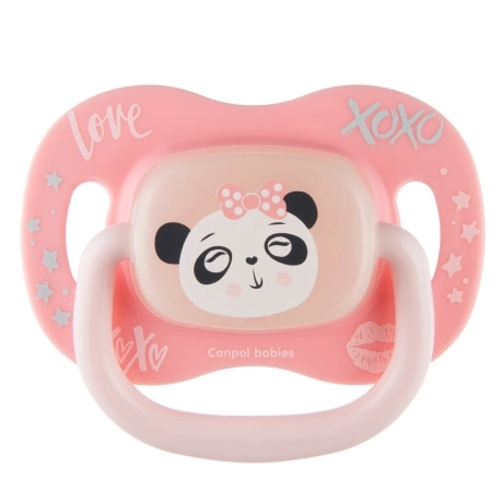 Canpol Babies Silikónový dudlík Exotic Animals 0-6m panda