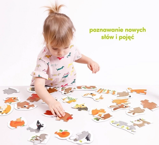 CzuCzu: Puzzle postupné zvieratká v lese 2+