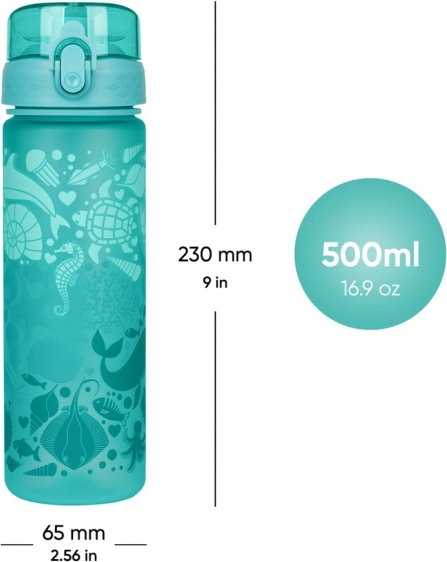 Tritánová fľaša na pitie Delfín 500 ml