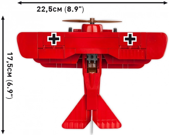 Stavebnica Fokker Dr.1 Červený barón