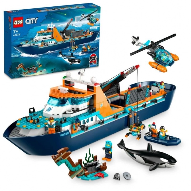 LEGO® City 60368 Arktická prieskumná loď