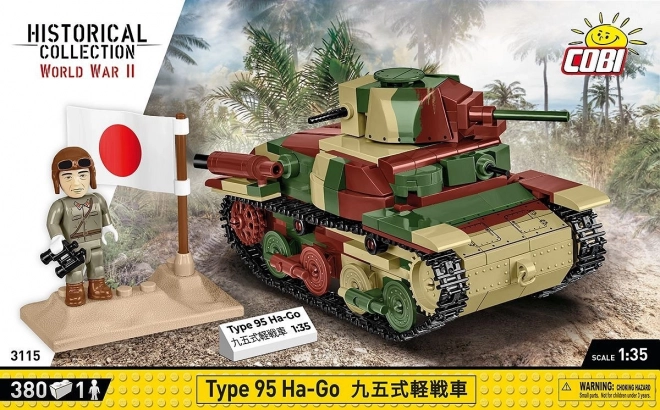 Japonský ľahký tank Type 95 Ha-Go - stavebnica COBI