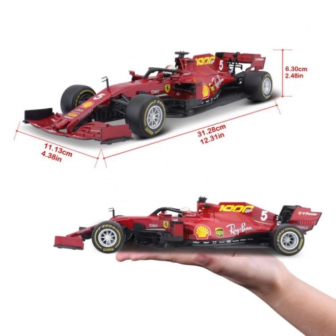 Červené Ferrari SF 1000 1:18 od Bburago