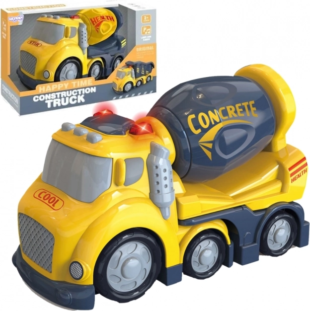 Betónový voz City Truck so svetelnými a zvukovými efektmi