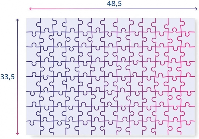 Clementoni Svietiace puzzle Ľadové kráľovstvo 2, 104 dielikov