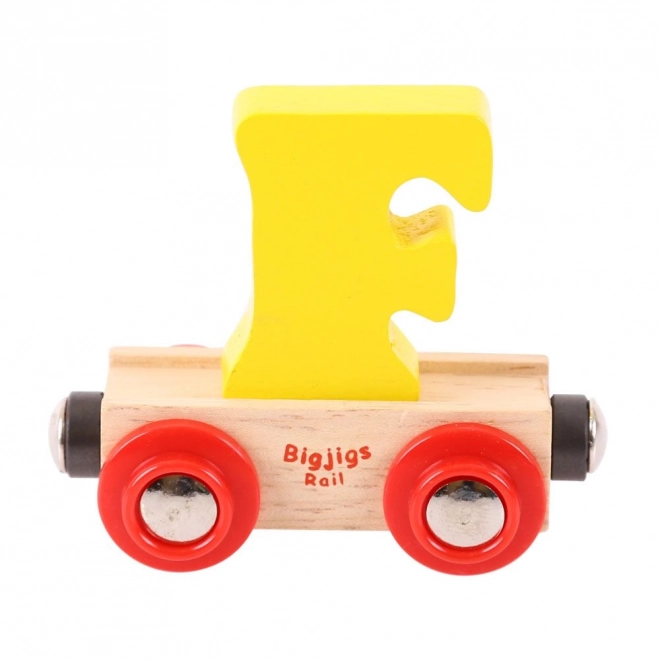 Bigjigs Rail Vagónik s Písmenom F