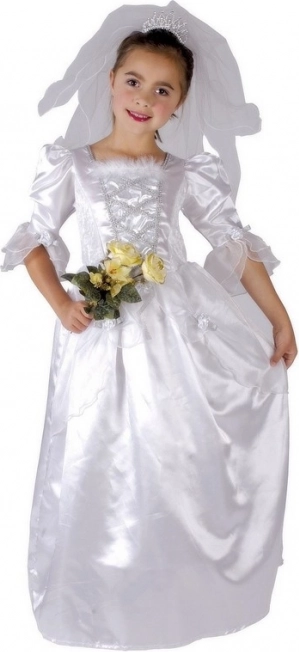 Karnevalový kostým nevesta, veľkosť 120-130 cm