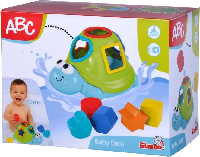 Plávajúca želvička pre zábavné kúpanie