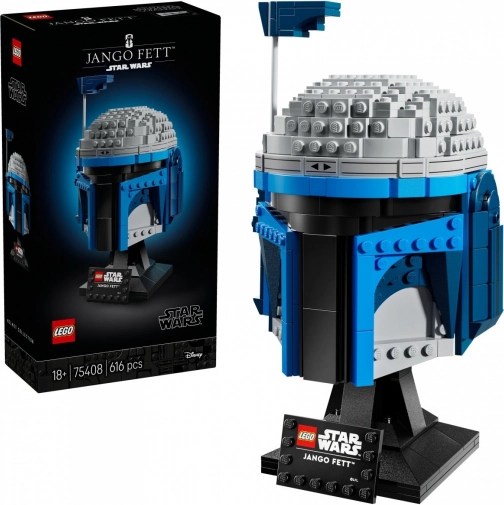 Lego Star Wars prilba Janga Fetta – zberateľský model na vystavenie