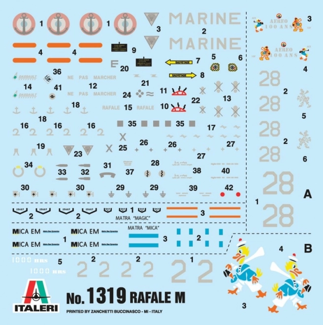 Plastikový model Rafale M - Operations Exterieures