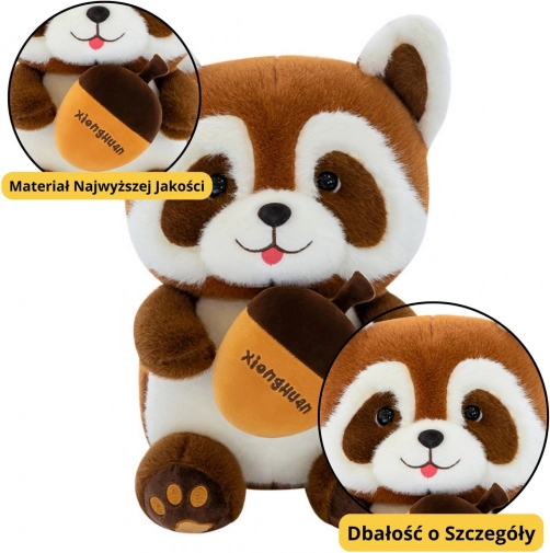 Plyšový maskot Medvedíka čistotného so žaluďom 23 cm