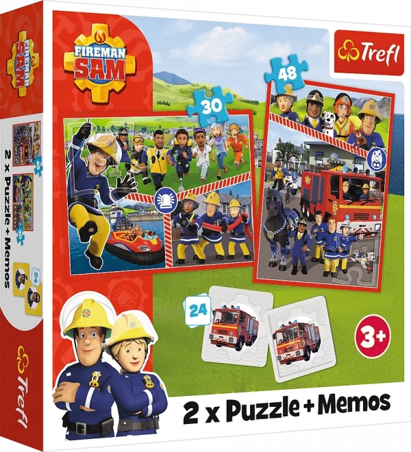 Puzzle a memo Hasič Sam