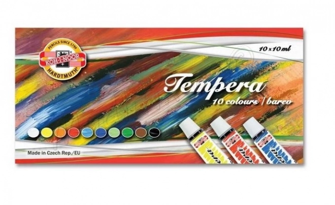 Temperové farby Koh-i-Noor 10x10ml