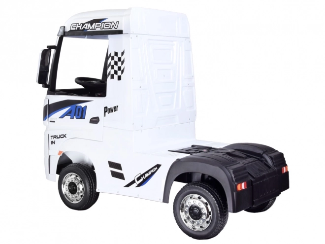 Elektrické auto TIR Mercedes Benz Actros – Biela