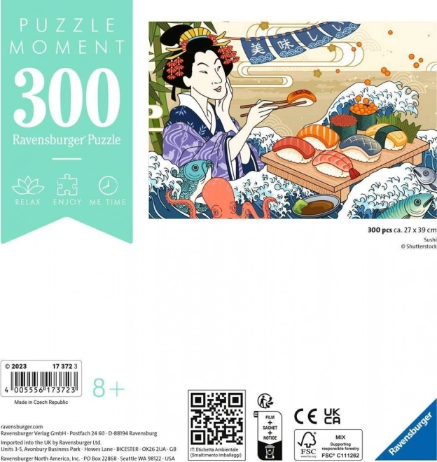 Ravensburger Puzzle Moment: Sushi 300 Dielikov