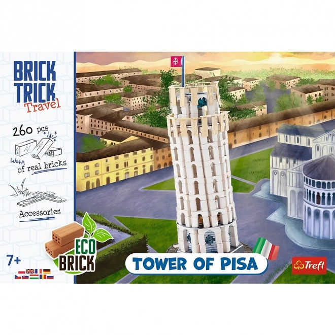 Krivá Veža v Pise - Brick Trick Cestovanie