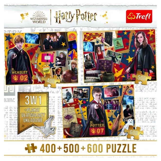 Puzzle Harry Potter: Ron, Hermiona a Harry