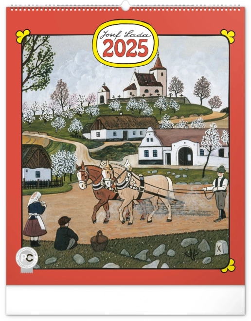 Nástenný kalendár Josef Lada 2025