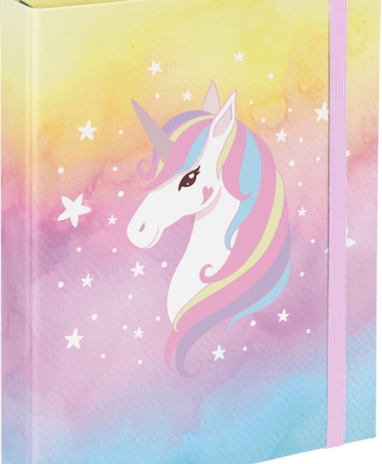 Dosky na školské zošity A5 Rainbow Unicorn