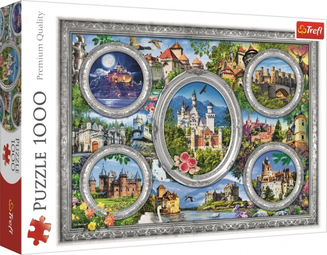 Puzzle Svetové zámky 1000 dielikov